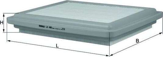 Воздушный фильтр Mahle-Knecht. Артикул LX 485