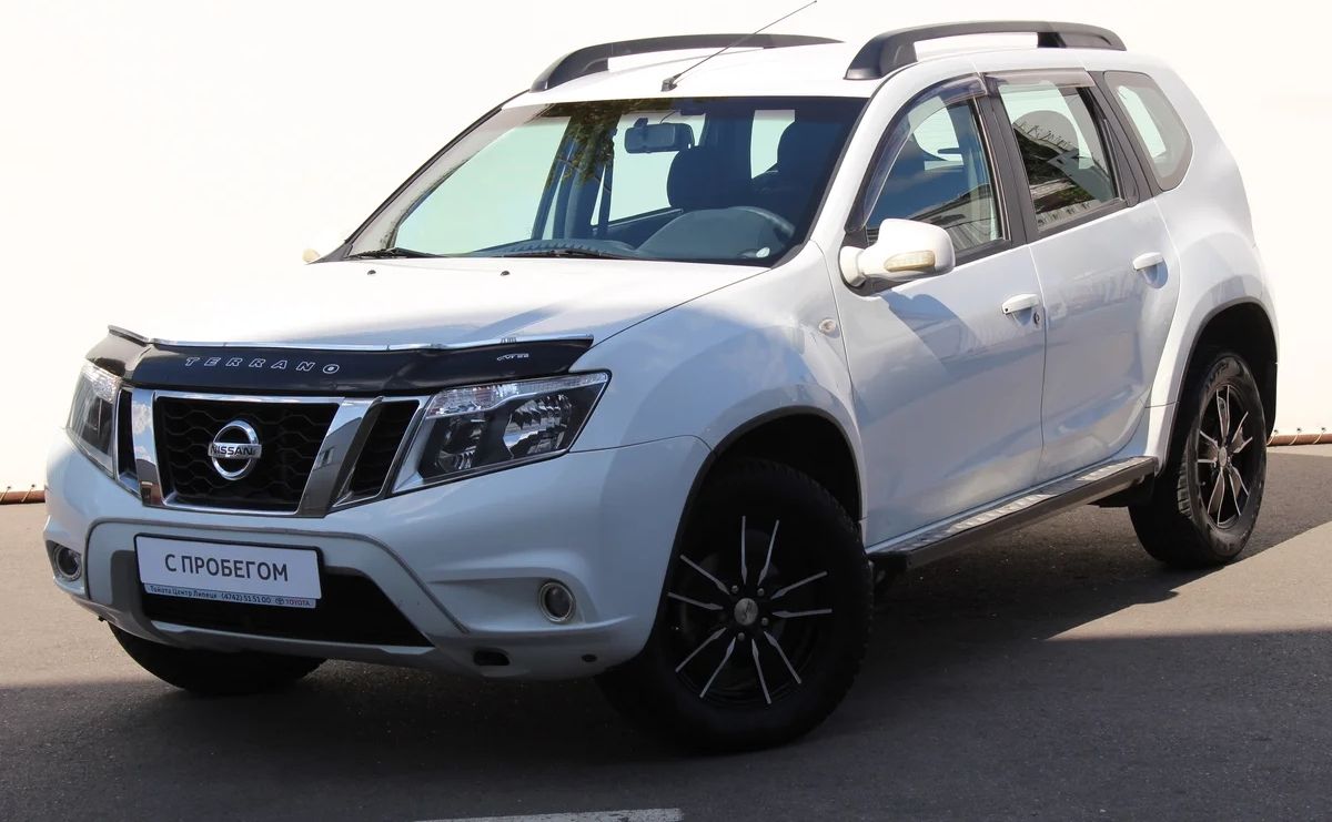 Дефлектор VT52 для капота Nissan Terrano III 2014-2026. Артикул NS51VT