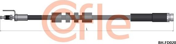 Тормозной шланг Cofle. Артикул 92.BH.FD020