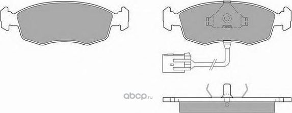 Колодки тормозные дисковые (Simer) Simer. Артикул 636