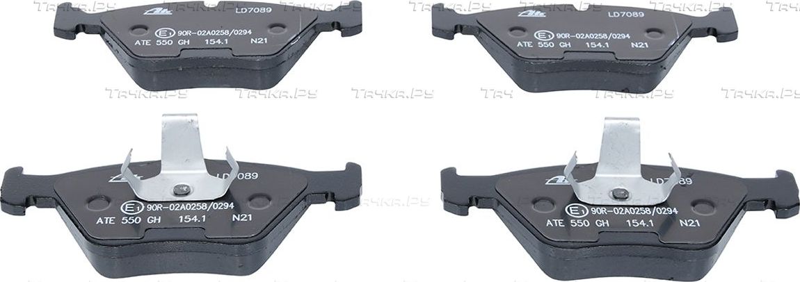 Тормозные колодки ATE Ceramic передние для BMW 5 IV (E39) 1995-2003. Артикул 13.0470-7089.2