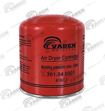 Патрон осушителя воздуха пневмосистемы Vaden Original. Артикул 301.04.0001