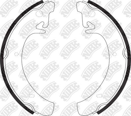 Тормозные колодки NiBK. Артикул FN0511