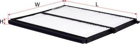 Салонный фильтр Sakura. Артикул CA-29010