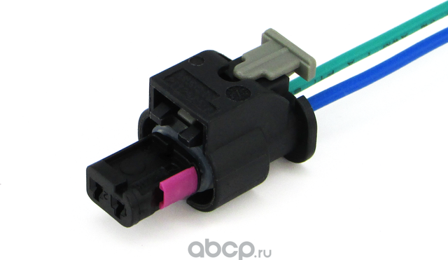 Разъем 4H0973702A форсунок 2-х контактный с проводом (Cargen). Артикул AX8212