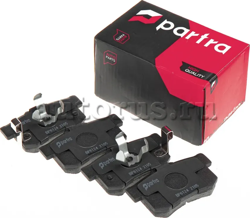 Колодки тормозные дисковые | перед прав/лев | (Partra) Partra. Артикул BP6124
