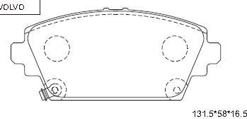 Тормозные колодки Asimco передние для Nissan Almera Tino I 2000-2006. Артикул KD7727