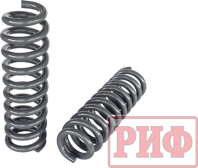 Пружины передние РИФ (2 шт) для Toyota Land Cruiser 200 2007-2026, +0-30 кг к ПСМ, лифт 25 мм. Артикул 200-770A