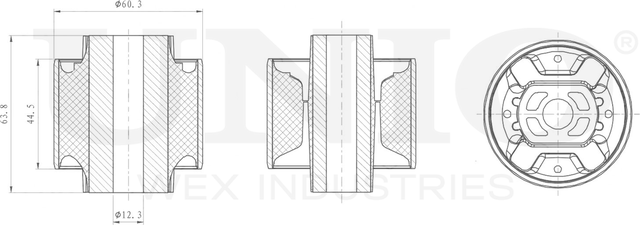 Сайлентблок рычага подвески (Unio). Артикул RMP-20026