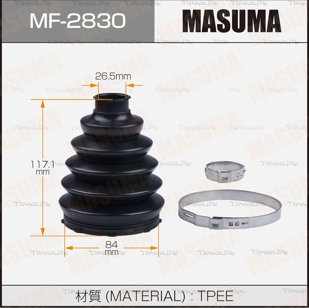 Пыльник шруса (комплект) Masuma. Артикул MF-2830