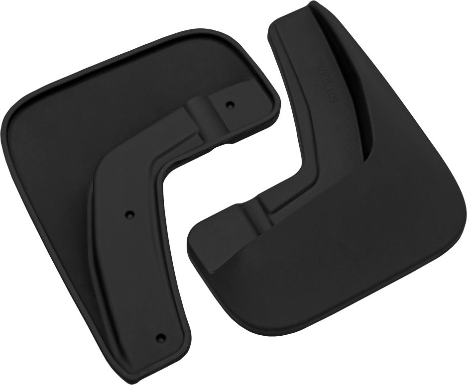 Брызговики Rezkon резиновые передняя пара для Geely Atlas I 2018-2021. Артикул 6017020160