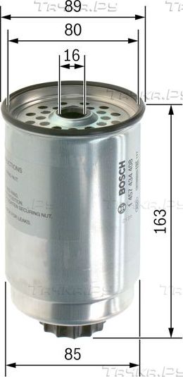 Топливный фильтр Bosch для Ford Transit IV 1986-1994. Артикул 1 457 434 408