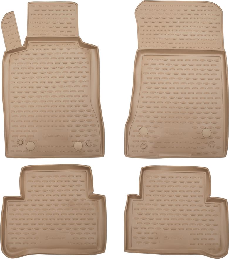 Коврики Element для салона Mercedes-Benz CLS-Класс C219 2004-2010 БЕЖЕВЫЕ. Артикул NLC.34.30.212k