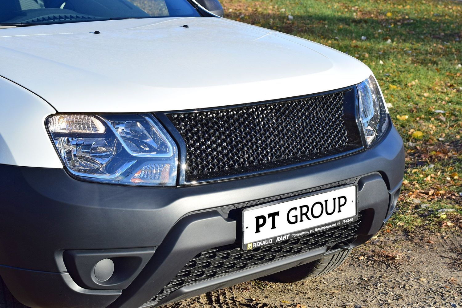 Защитная решетка радиатора PT Group (ABS) для Renault Duster I 2012-2020. Артикул 07010503