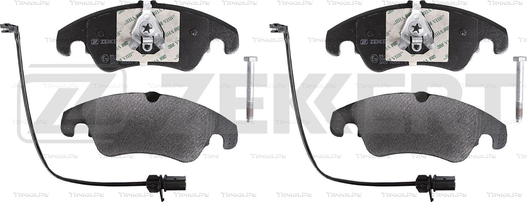 Тормозные колодки Zekkert передние для Audi A6 allroad III (C7) 2012-2018. Артикул BS-1292