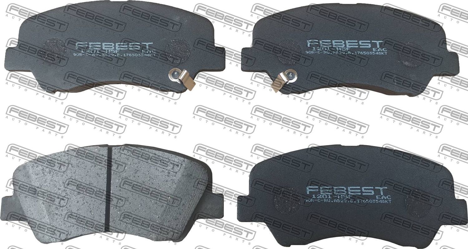 Тормозные колодки Febest. Артикул 1201-H5F