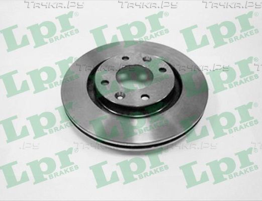 Тормозной диск LPR передний для Peugeot 206 1999-2012. Артикул P1002V