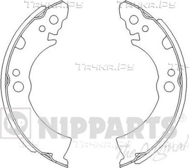 Тормозные колодки Nipparts. Артикул J3501001