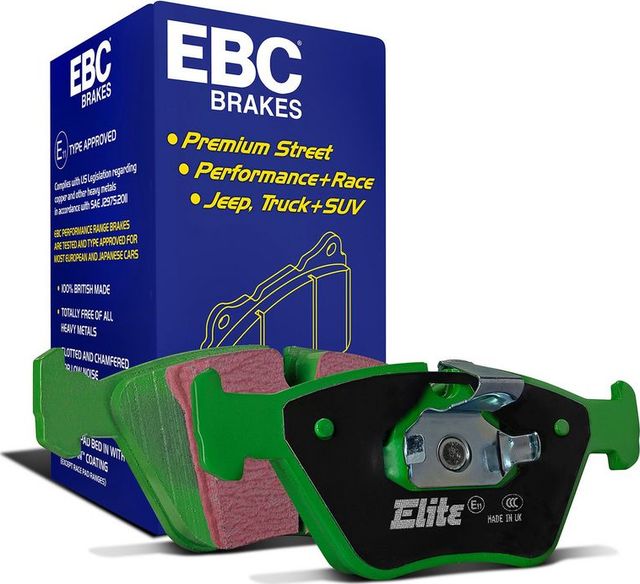 Тормозные колодки EBC Brakes Greenstuff is a high friction kevlar based brake p для Audi Q5 II (FY) 2018-2026. Артикул DP62436