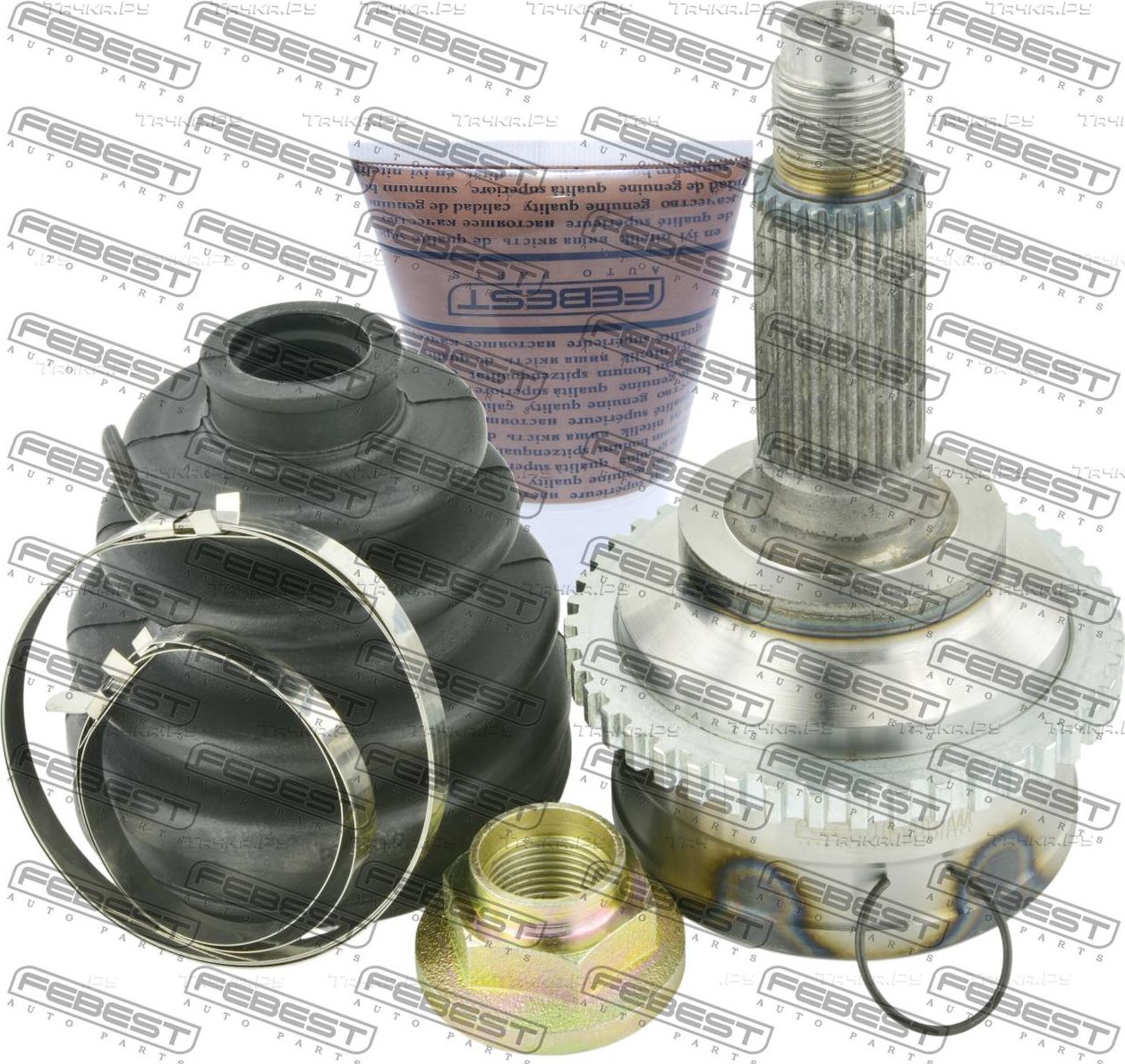 Шрус наружный (граната) Febest передний для Mazda 626 V (GF) 1997-2002. Артикул 0510-037A44