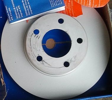 Тормозной диск ATE передний для Mazda Tribute I 2000-2008. Артикул 24.0124-0735.1