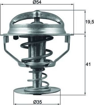 Термостат Mahle Behr для Ford StreetKa 2003-2005. Артикул TX 164 82D
