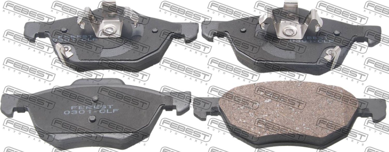Тормозные колодки Febest. Артикул 0301-CLF