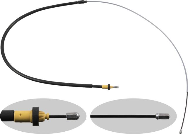 Трос ручника (тросик ручного тормоза) SWAG. Артикул 62 94 9626