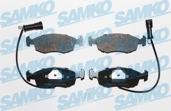 Тормозные колодки Samko для Ford Orion III 1992-1993. Артикул 5SP269
