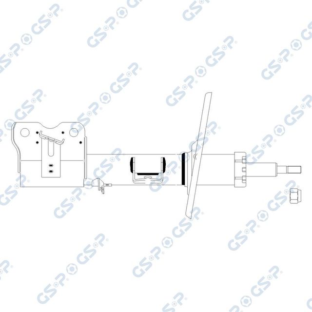 Амортизатор GSP передний правый для Hyundai Santa Fe IV 2018-2026. Артикул 32363951