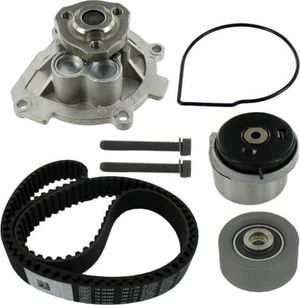 Помпа (водяной насос) с комплектом ремня ГРМ SKF для Alfa Romeo 159 2005-2011. Артикул VKMC 05260-1