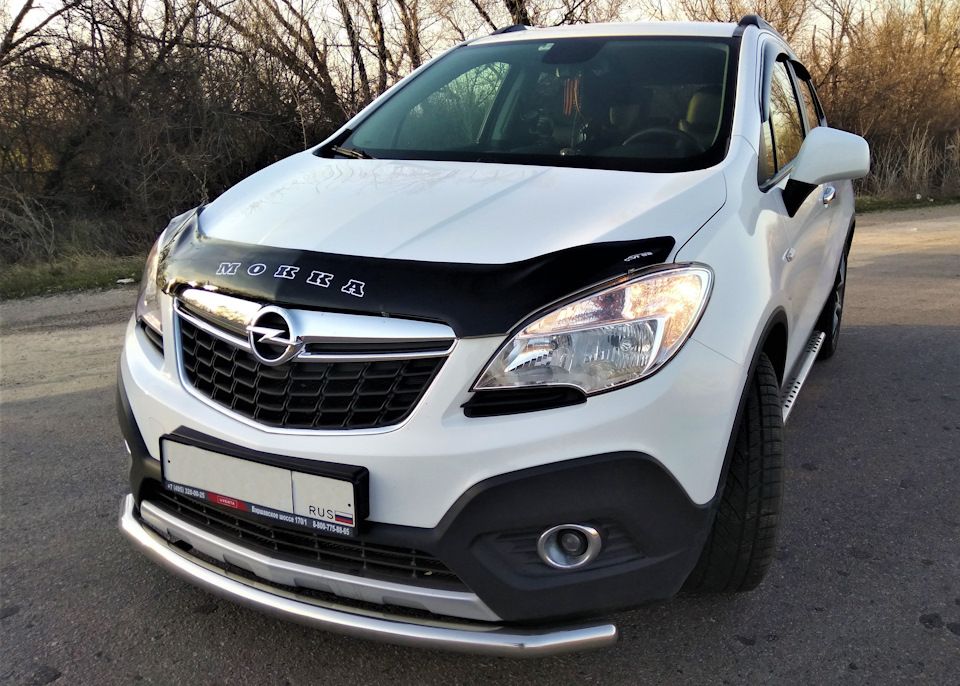 Дефлектор Vip-Tuning для капота Opel Mokka 2012-2026. Артикул OP36