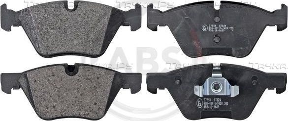 Тормозные колодки ABS. Артикул 37551