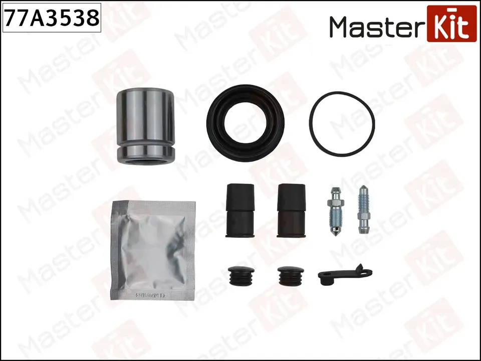 77A3538 Ремкомплект тормозного суппорта + поршень BMW X1 (E84) 2009 - 2015  Mercedes-Benz GLK-CLASS (Master KIT). Артикул 77a3538