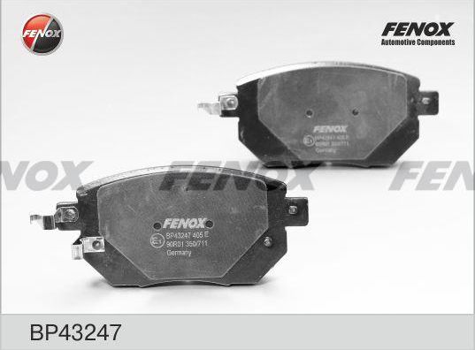 Тормозные колодки Fenox. Артикул BP43247