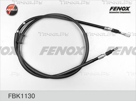 Трос ручника (тросик ручного тормоза) Fenox. Артикул FBK1130