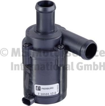 Помпа (водяной насос) дополнительная электрическая Pierburg. Артикул 7.10101.12.0