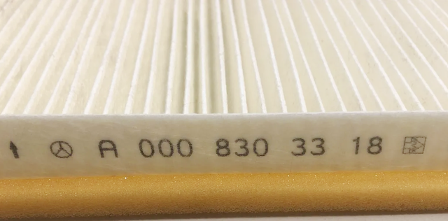 Салонный фильтр Mercedes-Benz. Артикул A0008303318