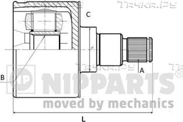 Шрус внутренний (граната) Nipparts. Артикул N2830504