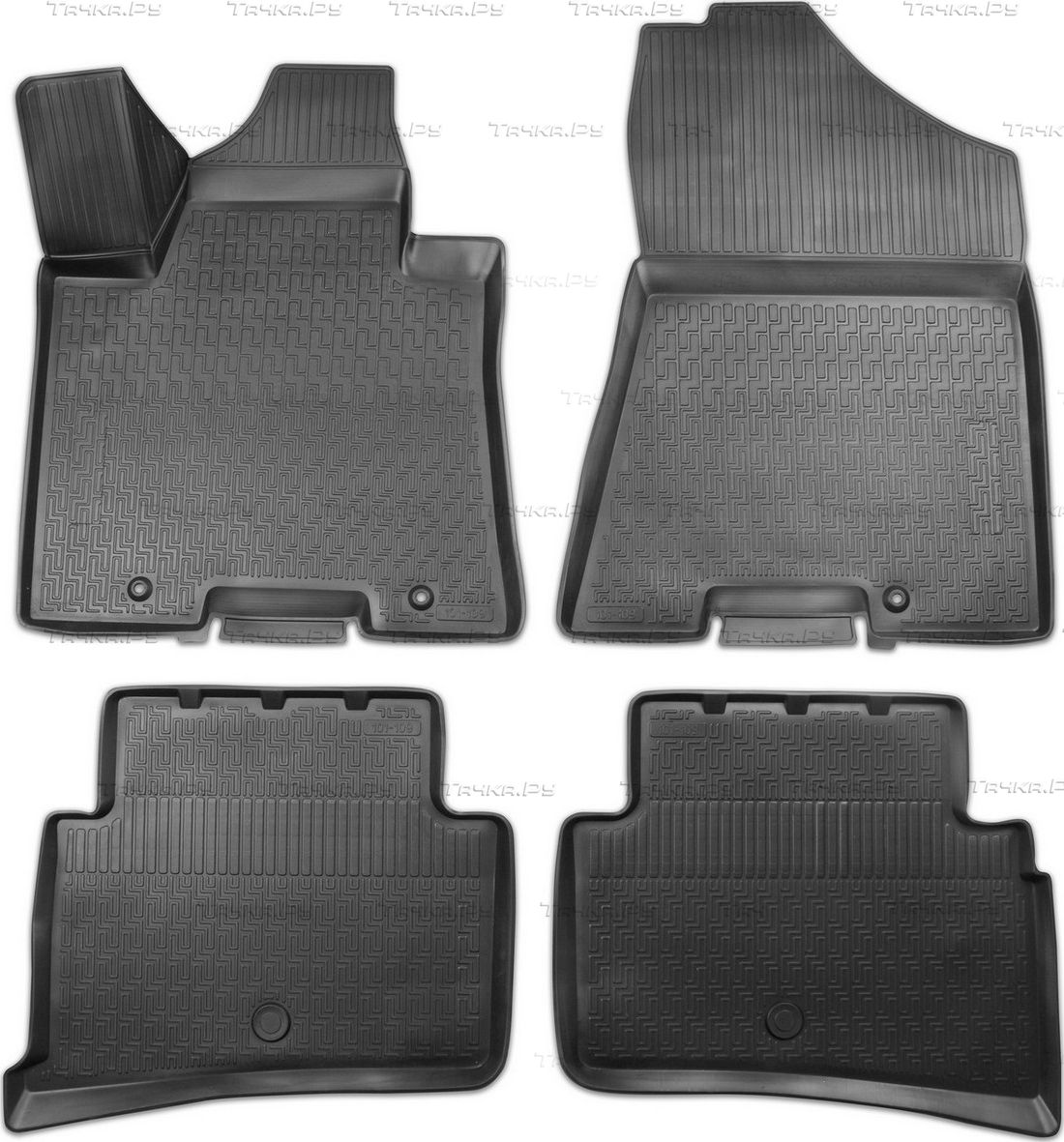 Коврики AutoMax для салона Hyundai Tucson III 2015-2021. Артикул 2014505AM