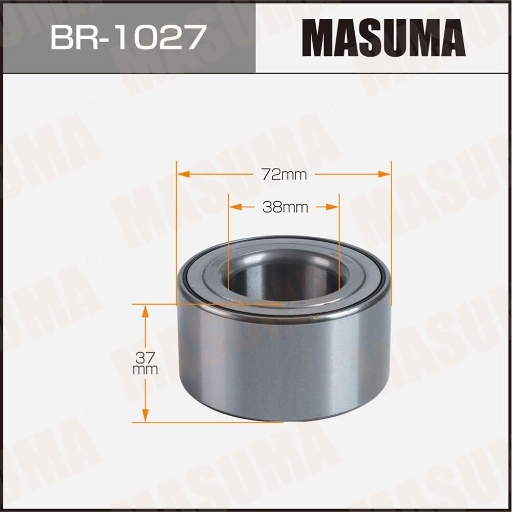 Подшипник ступичный MASUMA, HYUNDAI SOLARIS 13-16 front Masuma. Артикул BR1027