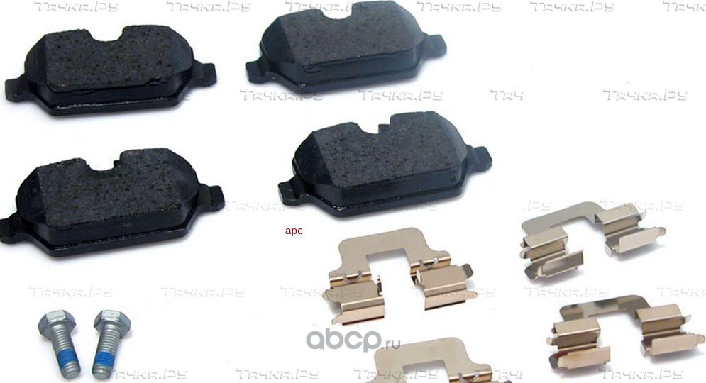 Тормозные колодки BMW (OEM) задние для MINI Paceman R61 2012-2016. Артикул 34216788183