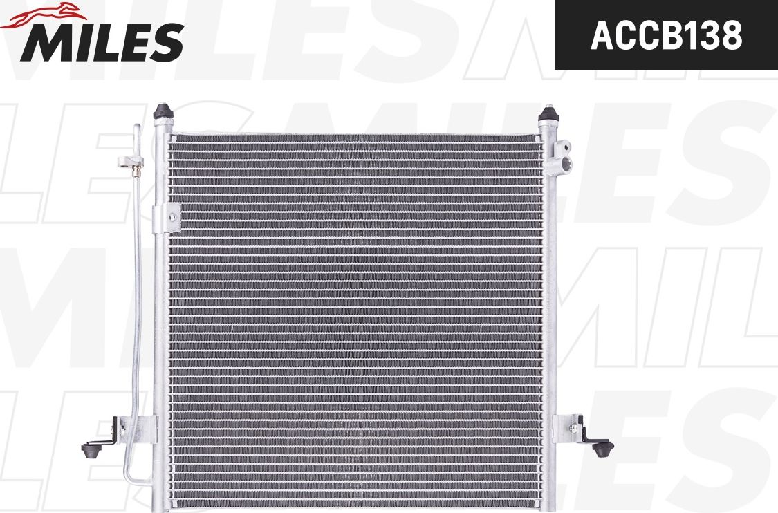 Радиатор кондиционера (конденсатор) Miles (алюминий). Артикул ACCB138