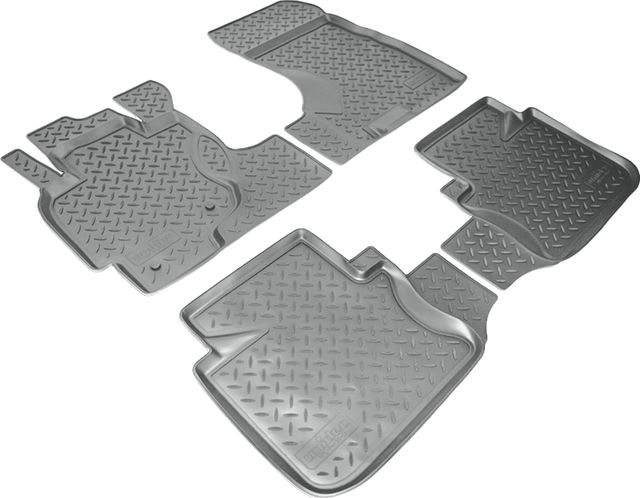 Коврики Норпласт для салона Honda CR-V I RD1, RD2 1997-2001 СЕРЫЕ. Артикул NPL-Po-30-12-G