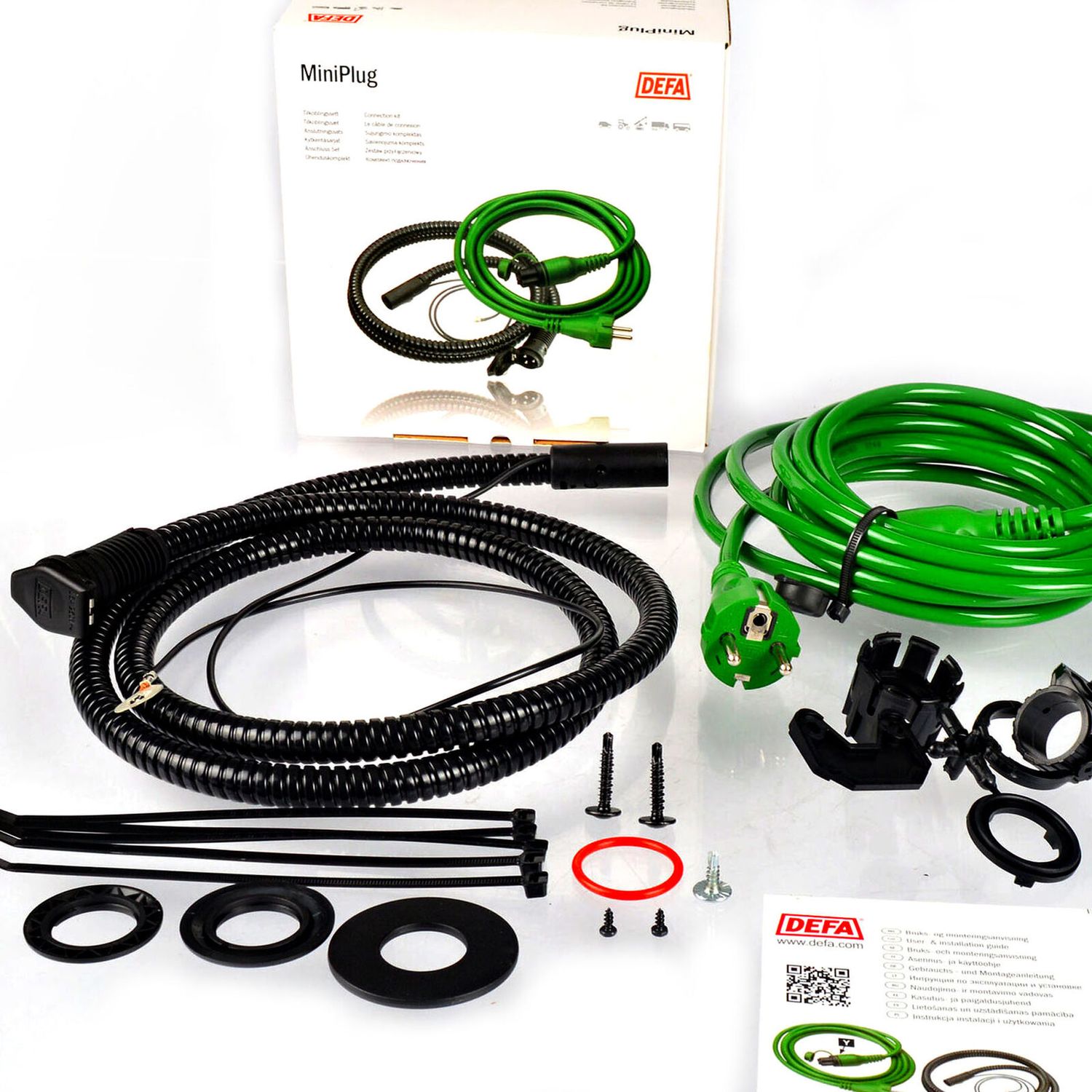 Комплект электрики (улица 2,5 м, внутр 1,5 м) для поключения к сети 220 Defa. Артикул 460785