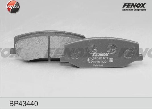 Тормозные колодки Fenox. Артикул BP43440