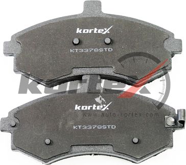 Колодки торм.пер. (Kortex). Артикул KT3378STD