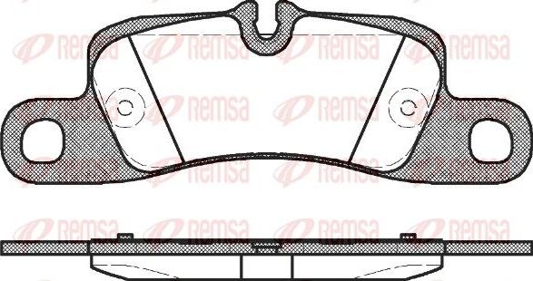 Тормозные колодки Remsa. Артикул 1379.00
