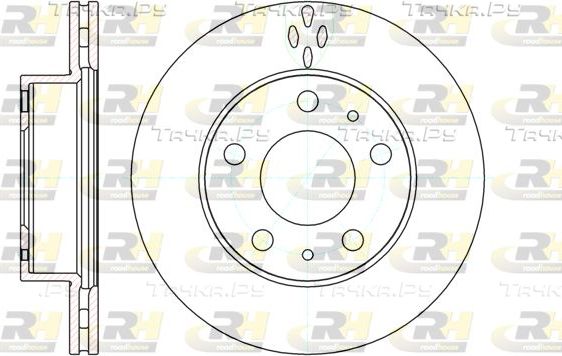 Тормозной диск RoadHouse передний для Fiat Ducato III 2006-2026. Артикул 61204.10