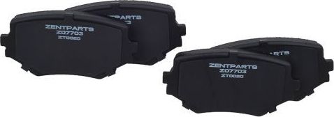 Тормозные колодки Zentparts. Артикул Z07703
